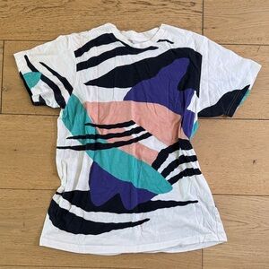80’s Abstract Patterned T-Shirt